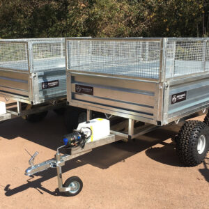 WhiteRock 2500 Flatbed Trailer With Drop Down Sides