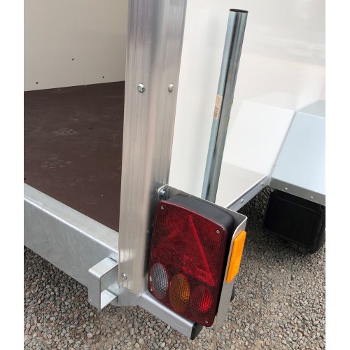 Blue Line 8' x 5' x 6' Trailer Single Axle, Braked, Roller Shutter, 1300kg