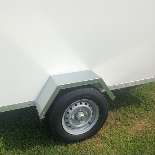 Blue Line 8' x 5' x 6' Trailer Single Axle, Braked, Roller Shutter, 1300kg